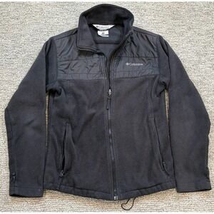 Columbia‎ Women's Size Small Interchange Full Zip Fleece Black Soft